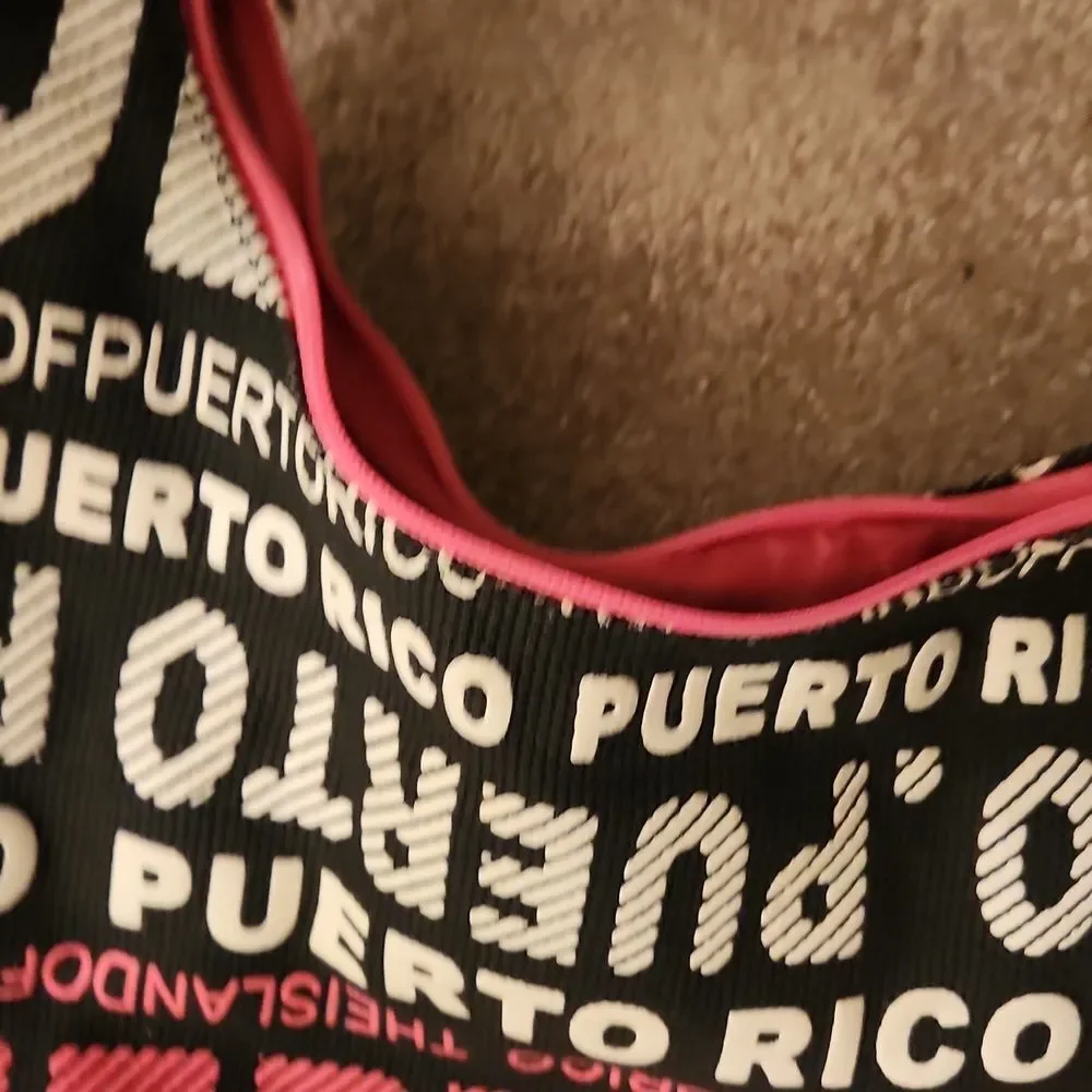 Robin Ruth Puerto Rico Large Canvas Hobo Bag NWT